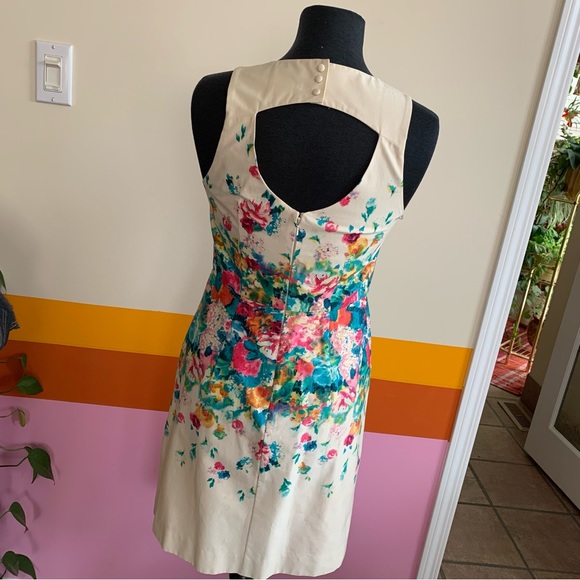 Anthropologie Maeve Tea Garden Floral Sheath Dress - Picture 7 of 10